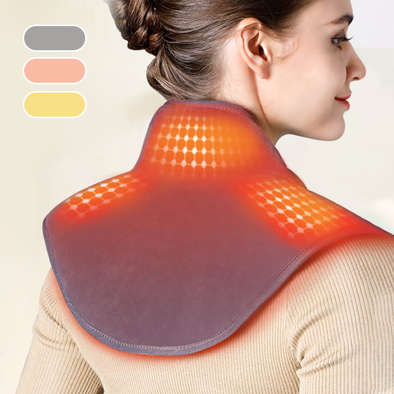 Electric Neck and Shoulder Heating Pad with Vibration